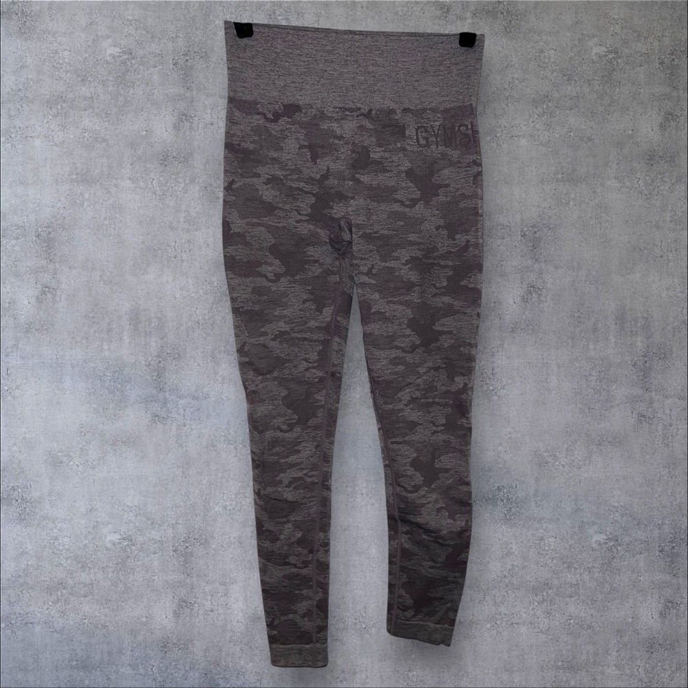 Gymshark Gray Camouflage Leggings‎